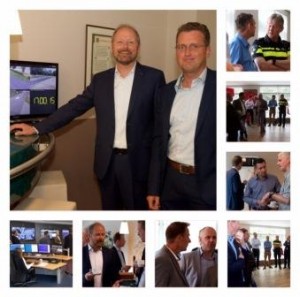 wethouder Welman en parkmanager Van Mast openen het cameratoezicht wethouder Welman en parkmanager Van Mast openen het cameratoezicht